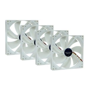 Phobya G-Silent 18 700rpm Slim White (4-Pack)