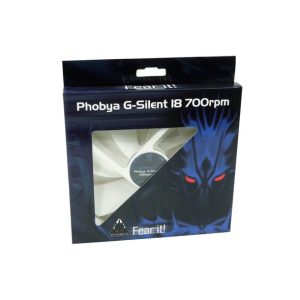 Phobya G-Silent 18 700rpm Slim White (4-Pack)