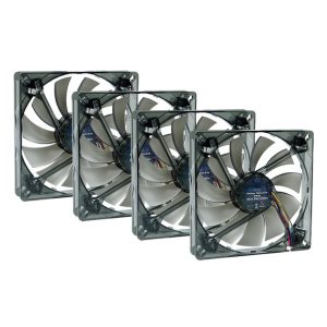Phobya Nano-G 14 PWM Black Silent Edition (4-Pack)