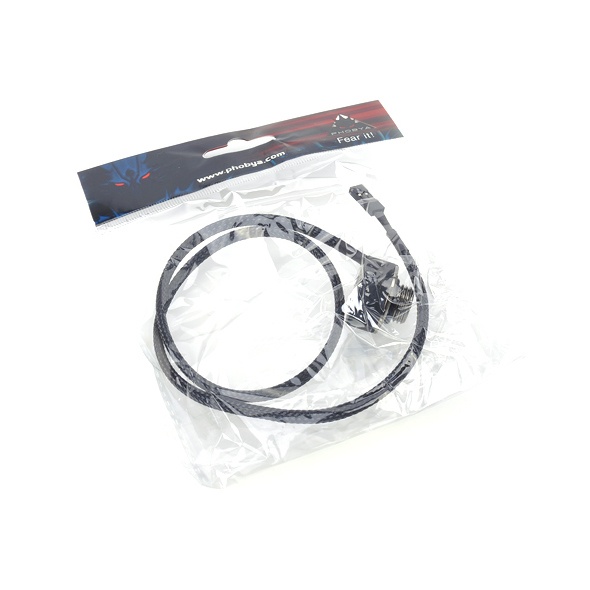 Phobya Temperature Sensor in / outer thread G1 / 4 - black nickel