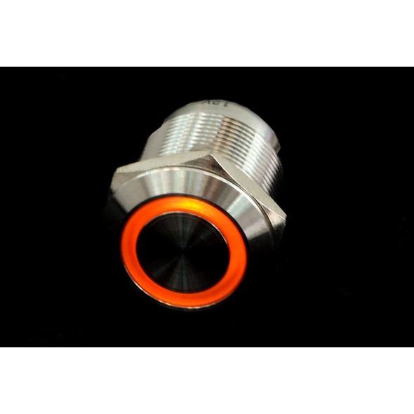 Switch Button O Ringe Color Push-Button 16mm Stainless Steel Orange Ring Lighting 5pin ...