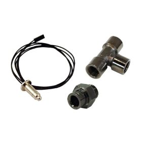 Thermosensor In-Line G1/4 Push-In - Black Nickel 8mm