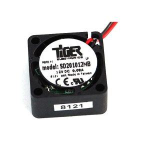 Tiger Axial-Mini-Fan ball bearing 12V DC(20x20x10mm) 11.500rpm