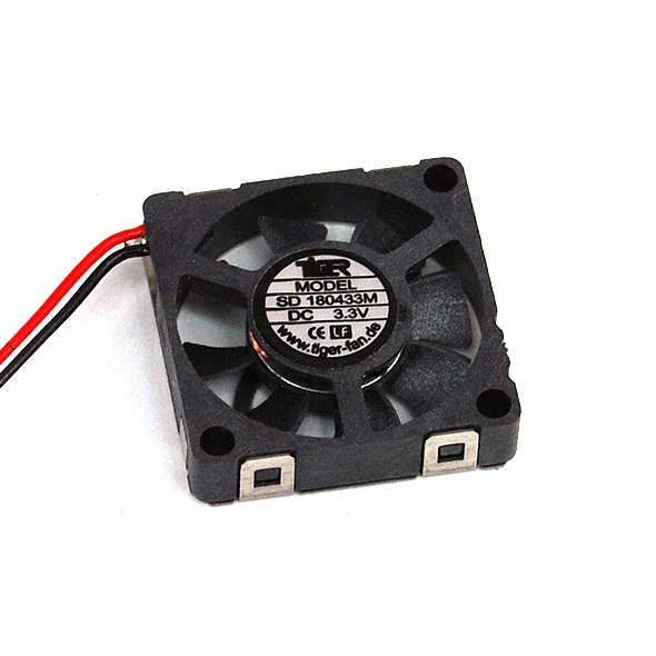 Tiger Axial Mini Fan ball bearing 3.3V DC (18x18x4mm) 10.000rpm