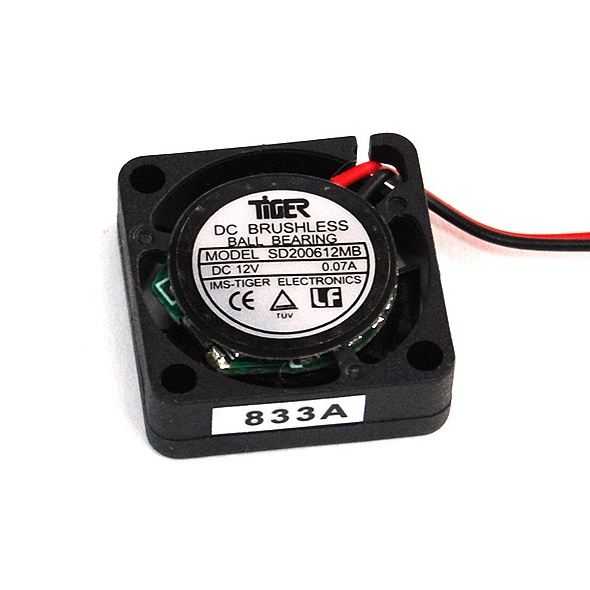 Tiger Axial-Mini-Fan ball bearing 5V DC(20x20x6mm) 14.000rpm