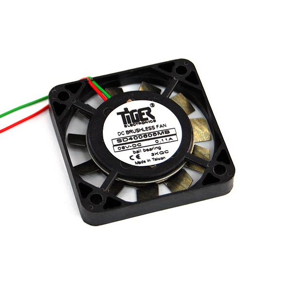 Tiger Fan ball bearing Medium speed 12V ( 40x40x6mm ) 5.500rpm