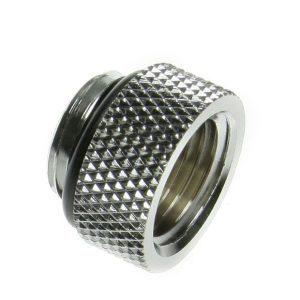 Bitspower adapter G1/4 inch AG to G1/4 inch IG - shiny silver
