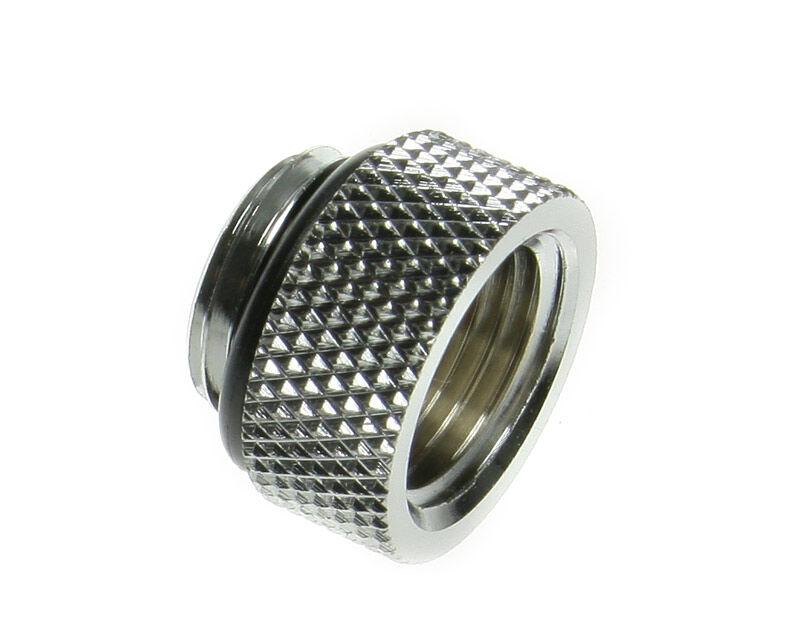 Bitspower adapter G1/4 inch AG to G1/4 inch IG - shiny silver