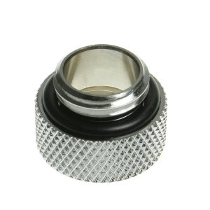 Bitspower adapter G1/4 inch AG to G1/4 inch IG - shiny silver