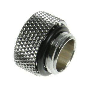 Bitspower adapter G1/4 inch AG to G1/4 inch IG - shiny silver