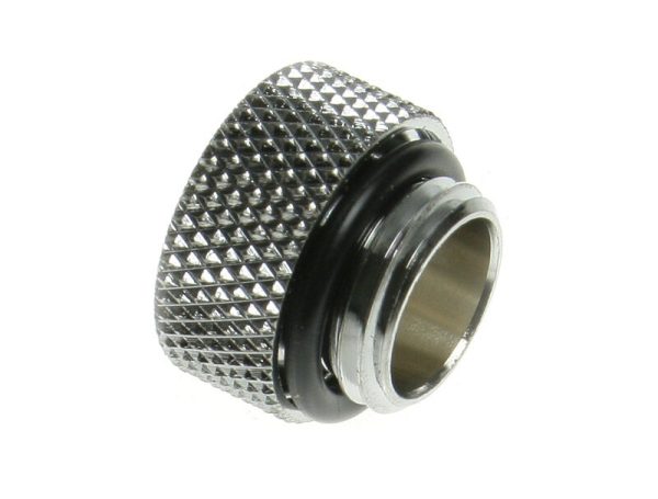 Bitspower adapter G1/4 inch AG to G1/4 inch IG – shiny silver