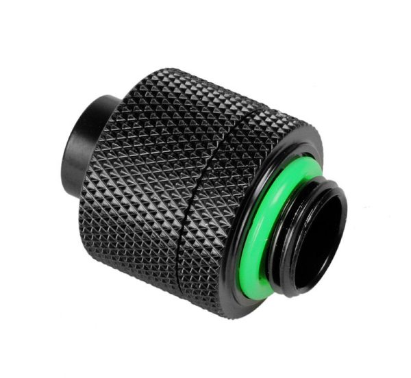 Bitspower connection straight G1/4 inch AG to 16/11mm – black matt
