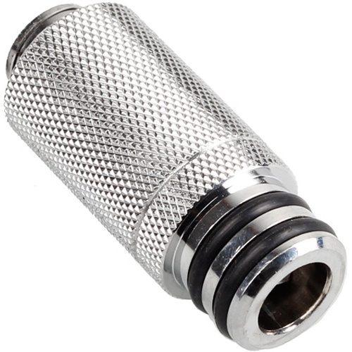 Bitspower Quick Set 1/4 inch - Extra Long, Shiny Silver