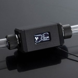Bitspower flow sensor, 2x G1/4 inch connections, OLED display