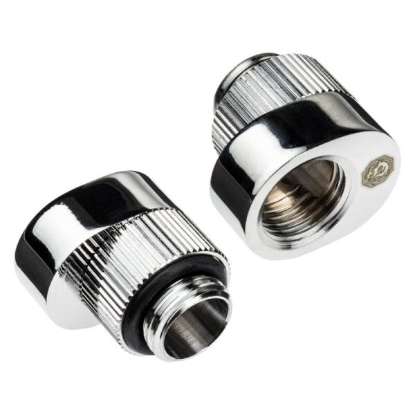 BarrowCH G1/4 Male Rotary to Smooth 90 Degree Female Angle - Black - Watercooling UK