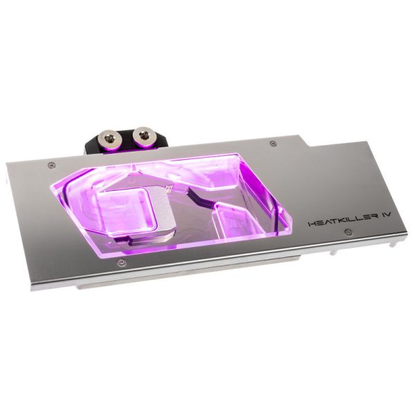 Watercool Heatkiller IV for Radeon RX 5700 XT, RGB – Acrylic + Nickel, silver