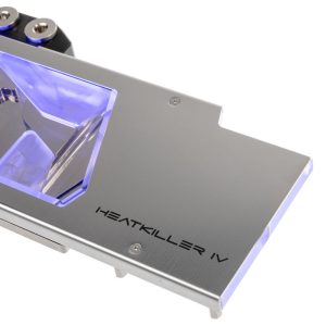 Watercool Heatkiller IV for Radeon RX 5700 XT, RGB - Acrylic + Nickel, silver