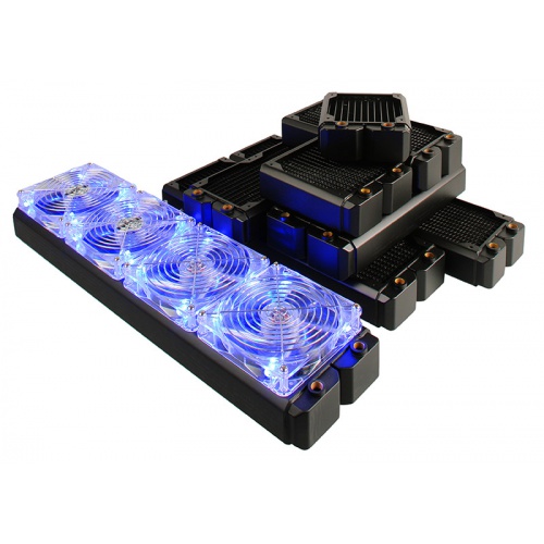 Black Ice Radiator SR-1 560mm - Black - Watercooling UK