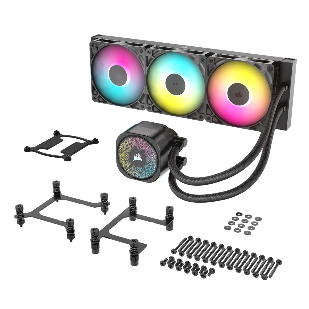 Corsair Nautilus RS 360 ARGB Complete Water Cooling System - 360 mm, Black