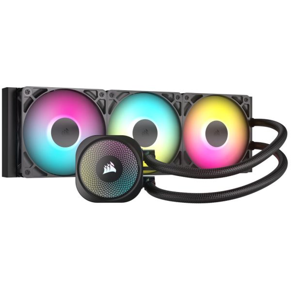Corsair Nautilus RS 360 ARGB Complete Water Cooling System – 360 mm, Black