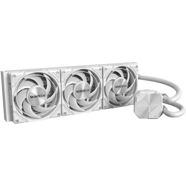 Montech HyperFlow Silent AiO Water Cooling System – 360mm, White