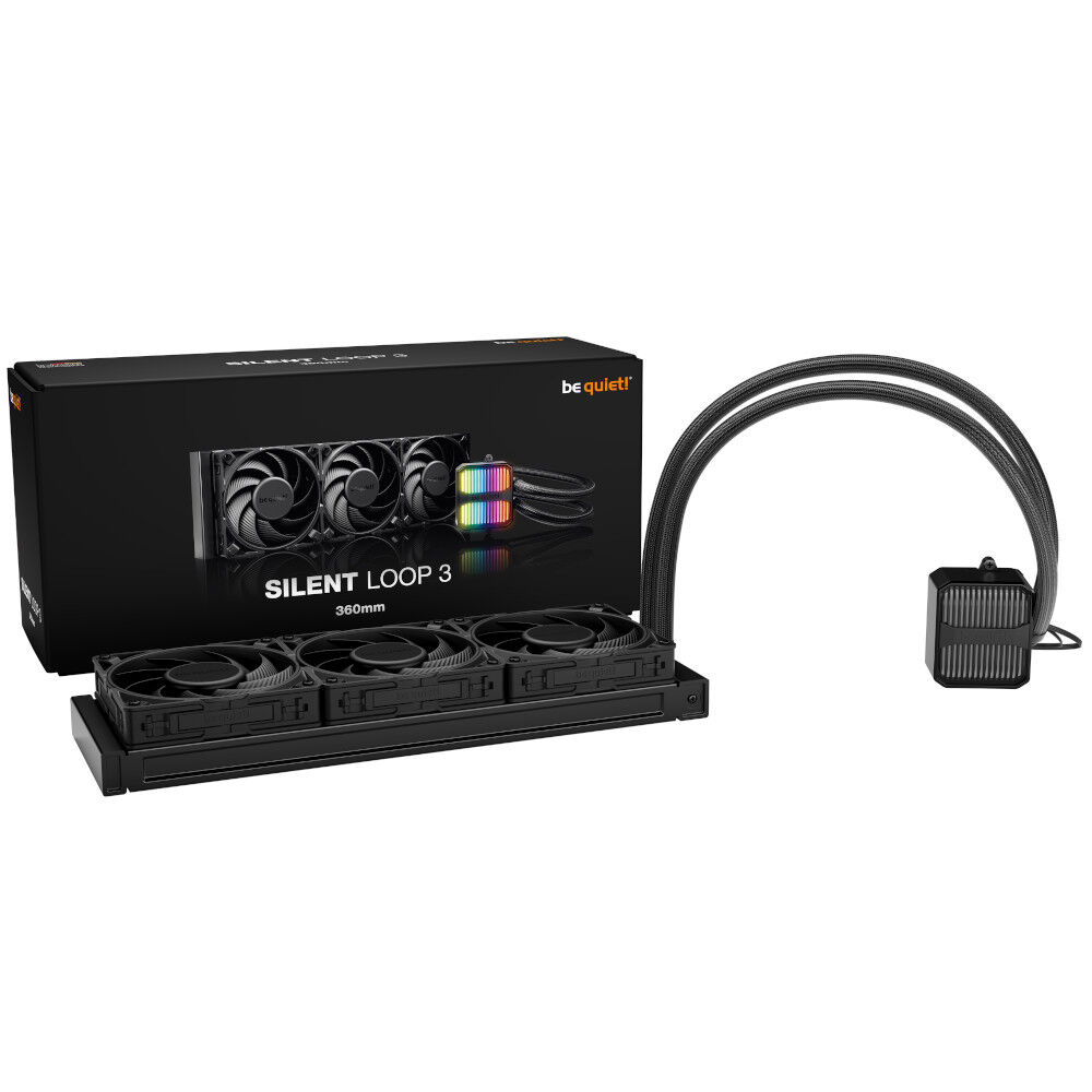 be quiet! Silent Loop 3 AiO water cooler, ARGB - 360mm, black