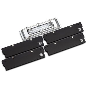 Bitspower memory cooler, DDR5, transparent double-sided - 4 DIMMS