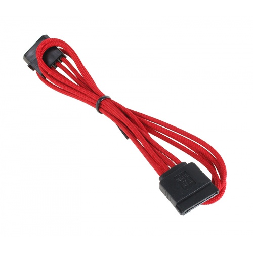 BitFenix Molex to SATA Adapter 45 cm - sleeved red / black