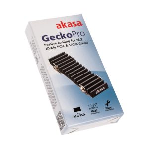 Akasa Gecko Pro Heatsink for M.2 SSDs - Aluminum