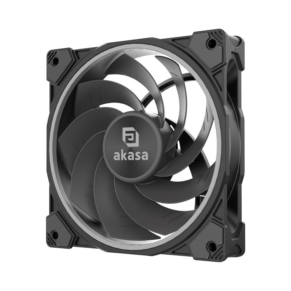 Akasa SOHO AR12 Reverse PWM fan, RGB - 120mm, black : image 3