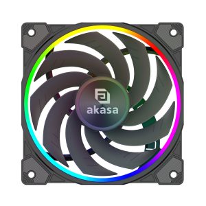 Akasa SOHO AR12 Reverse PWM fan, RGB - 120mm, black : image 4