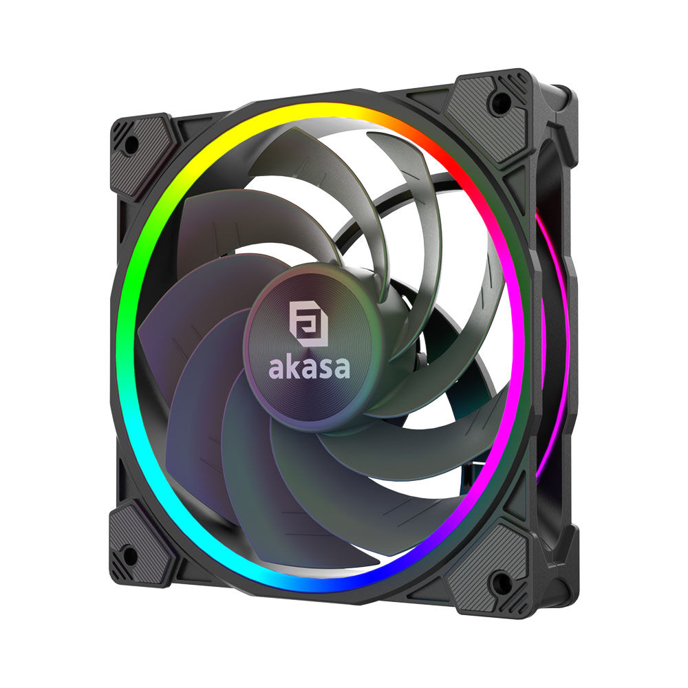 Akasa SOHO AR12 Reverse PWM fan, RGB - 120mm, black : image 5