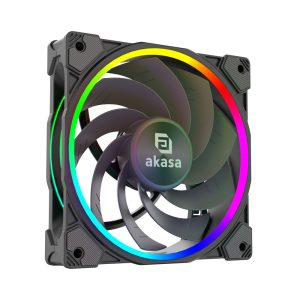 Akasa SOHO AR12 Reverse PWM fan, RGB - 120mm, black : image 7