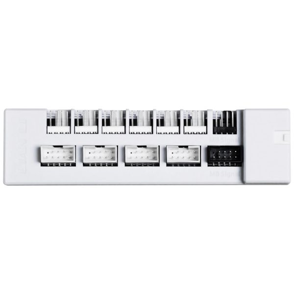Lian Li EDGE HUB, 4x USB, 6x PWM – white
