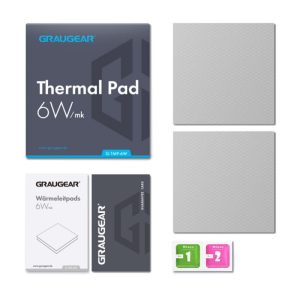 Graugear thermal pad for CPU or memory, 100 x 100 x 1 mm / 100 x 100 x 1.5 mm : image 2