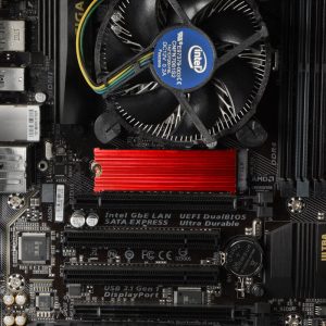 AXAGON CLR-M2 passive M.2 SSD heatsink - 2280, aluminum, red : image 9