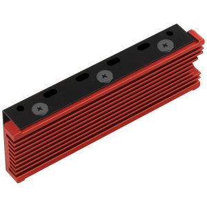 AXAGON CLR-M2 passive M.2 SSD heatsink - 2280, aluminum, red : image 1