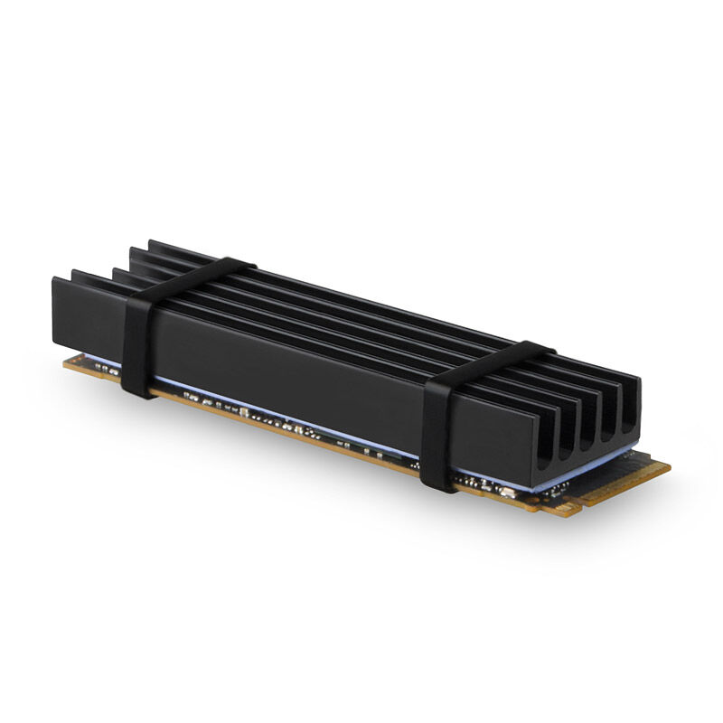 AXAGON CLR-M2L10 passive M.2 SSD heatsink - 2280, 10 mm height, aluminum, black : image 2