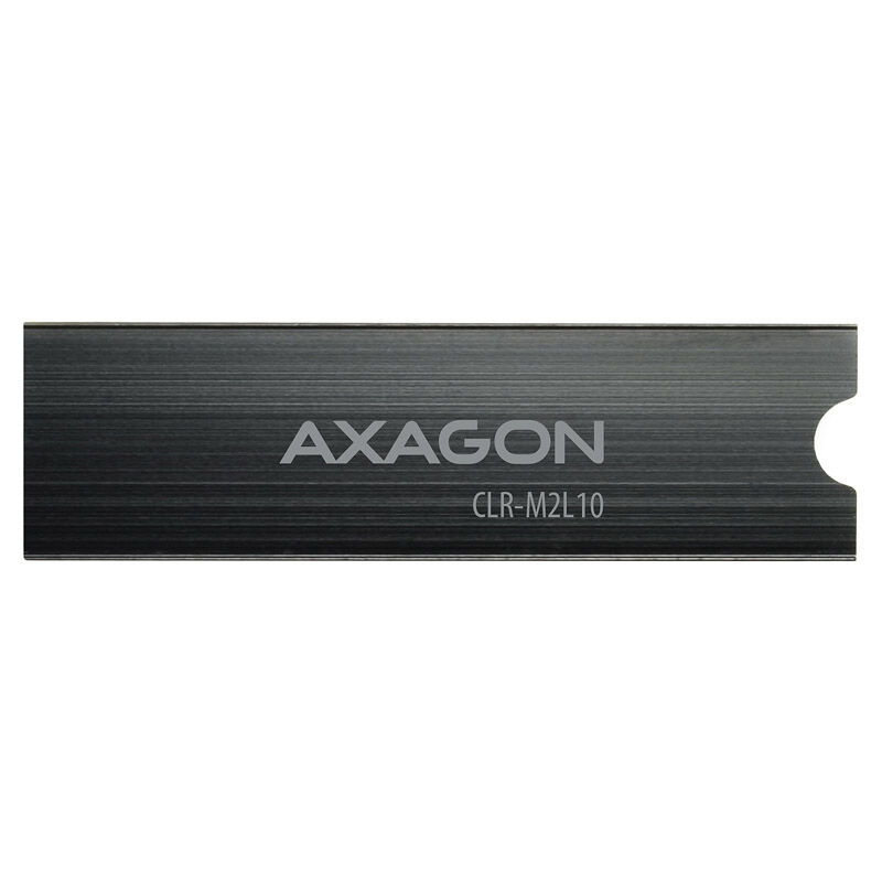 AXAGON CLR-M2L10 passive M.2 SSD heatsink - 2280, 10 mm height, aluminum, black : image 5
