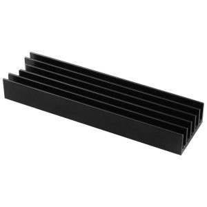 AXAGON CLR-M2L10 passive M.2 SSD heatsink - 2280, 10 mm height, aluminum, black : image 1
