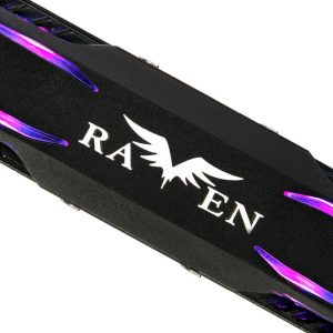 SilverStone SST-TP03-ARGB - M.2 SSD cooler with ARGB - black
