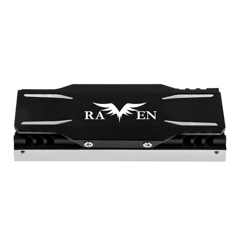 SilverStone SST-TP03-ARGB - M.2 SSD cooler with ARGB - black