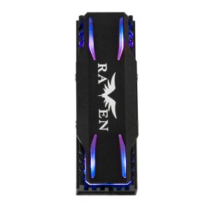 SilverStone SST-TP03-ARGB - M.2 SSD cooler with ARGB - black