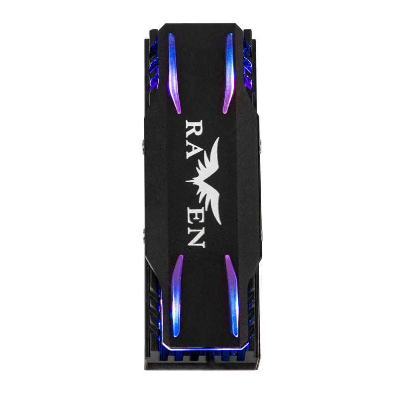 SilverStone SST-TP03-ARGB - M.2 SSD cooler with ARGB - black