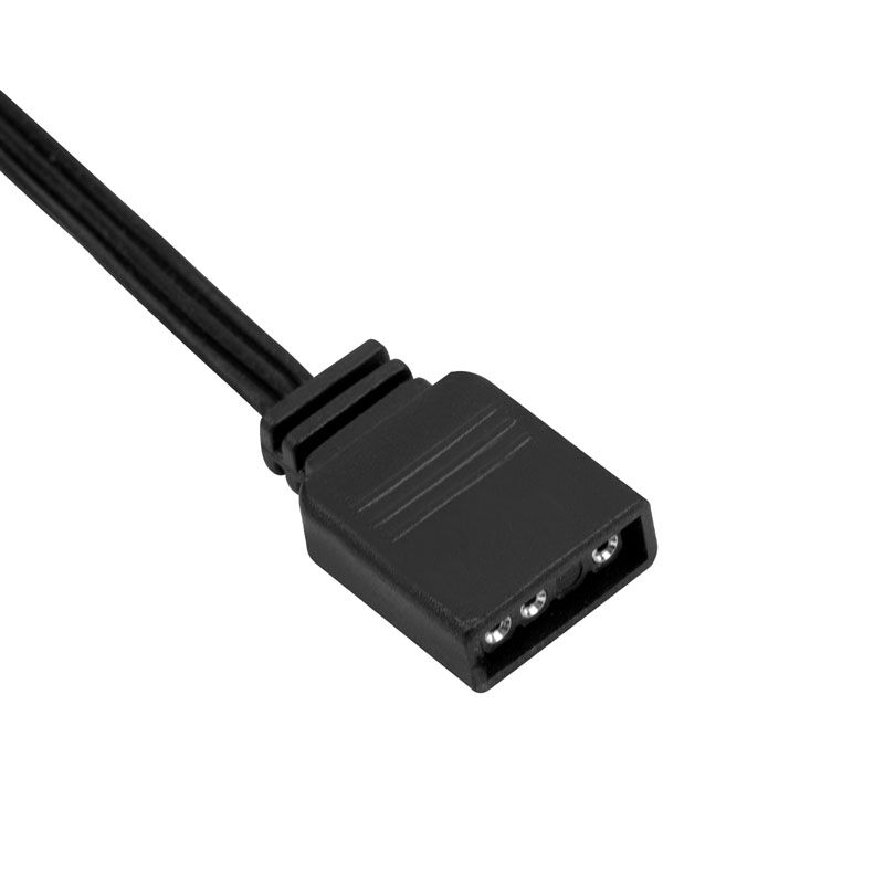 SilverStone SST-TP03-ARGB - M.2 SSD cooler with ARGB - black