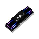 SilverStone SST-TP03-ARGB - M.2 SSD cooler with ARGB - black