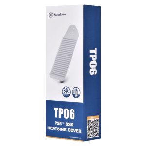 SilverStone SST-TP06 - PS5 Aluminum M.2 SSD Cooler - silver