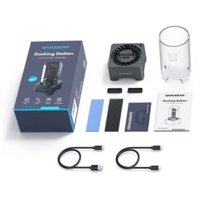 Graugear Docking Station for M.2 NVMe SSD with Heatsink and Fan