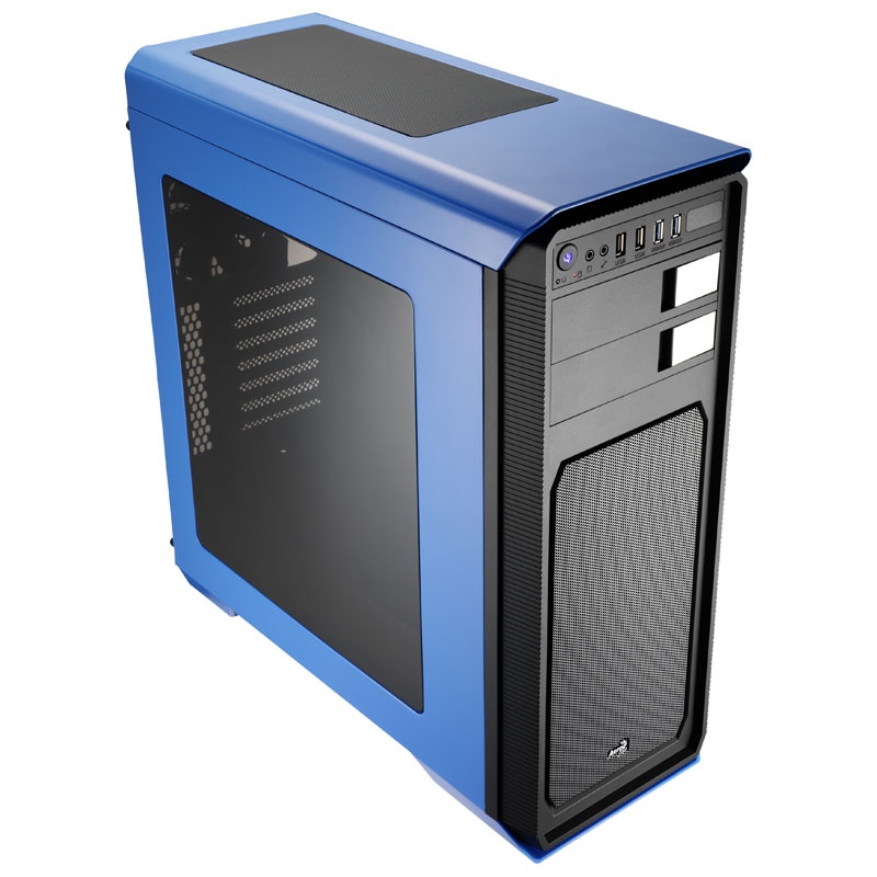 Aerocool 800 Midi-Tower - blue