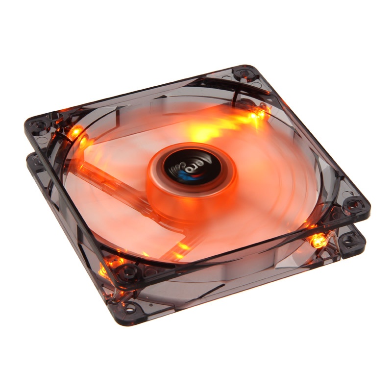 Aerocool Air Force LED Fan, Orange - 120mm